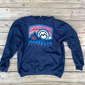 Magellan Outdoors Graphic Navy Sweatshirt